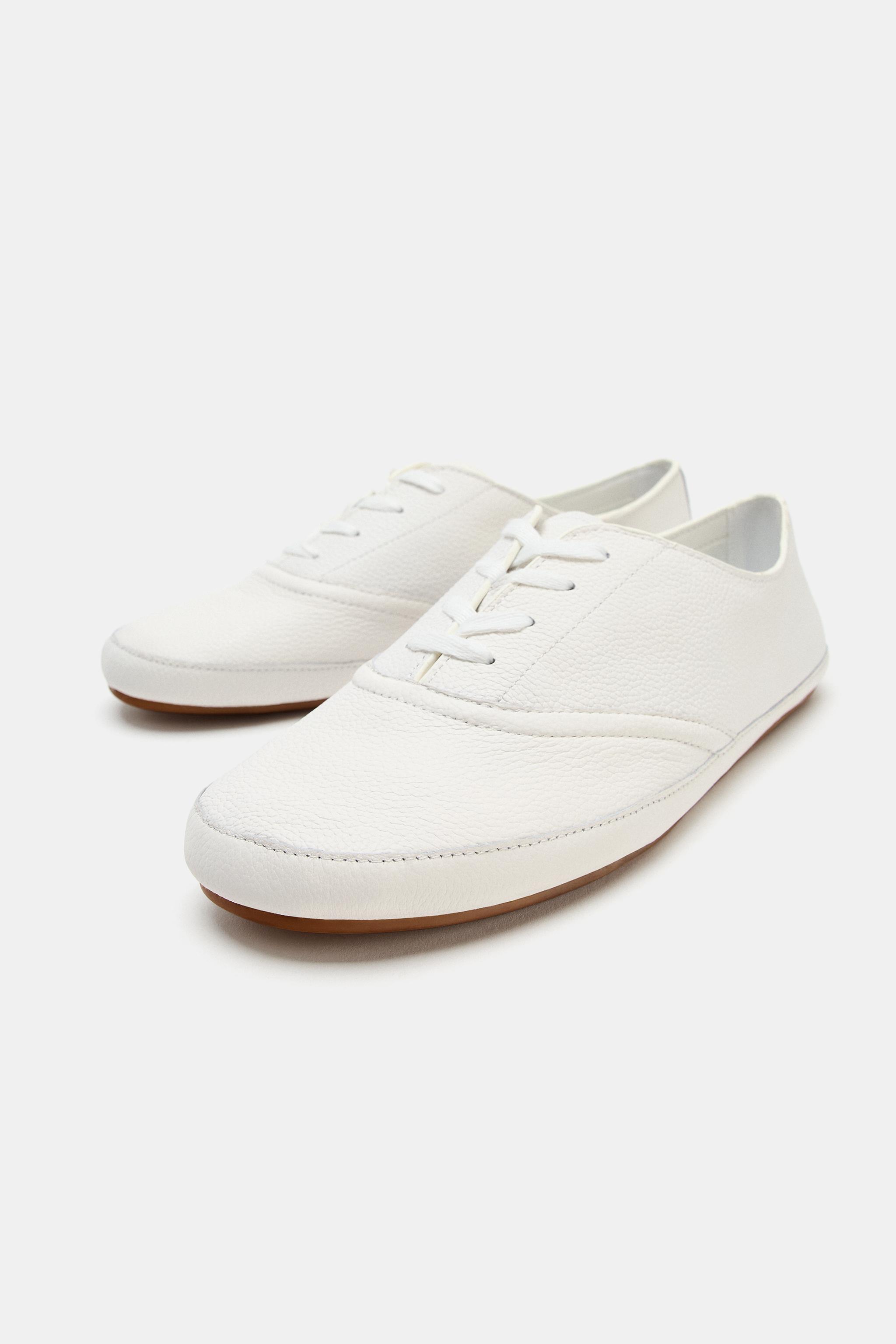 LEATHER DERBY SNEAKERS